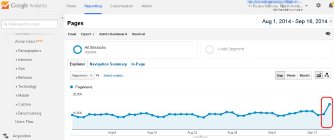 Google Analytics data